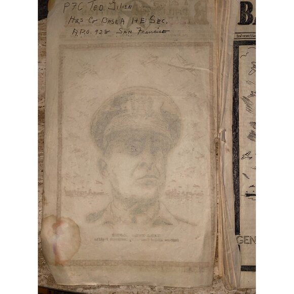 Vintage 1940s Base A Star Philippine Edition Featuring General Douglas MacArthur - Picture 3 of 8